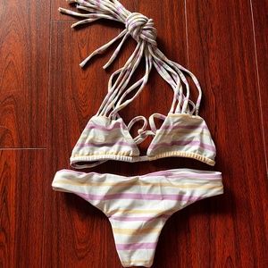 Cute Striped Bikini